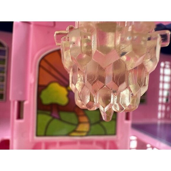 Fisher Price VTG 2001 Loving Family Sweet Streets Pink Townhouse No Front Door - Picture 14 of 16